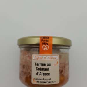 Terrine au crémant d'Alsace 180Grs