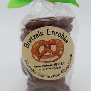 BRETZELS ENROBES CHOCOLAT 150grs