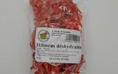 FLEURS D’HIBISCUS CONFITES 90GRS